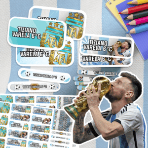 Argentina Campeón – Etiquetas Personalizadas