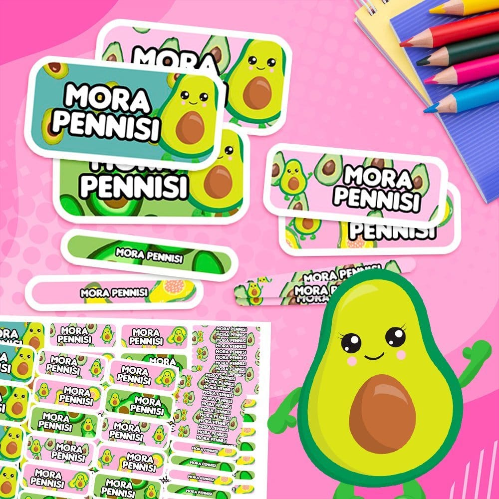 Etiquetas Escolares - Palta