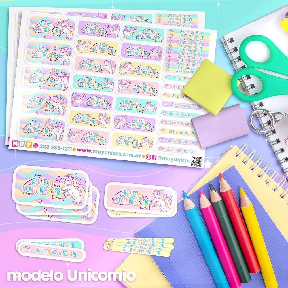 Unicornio - Etiquetas Personalizadas - Imagen 2