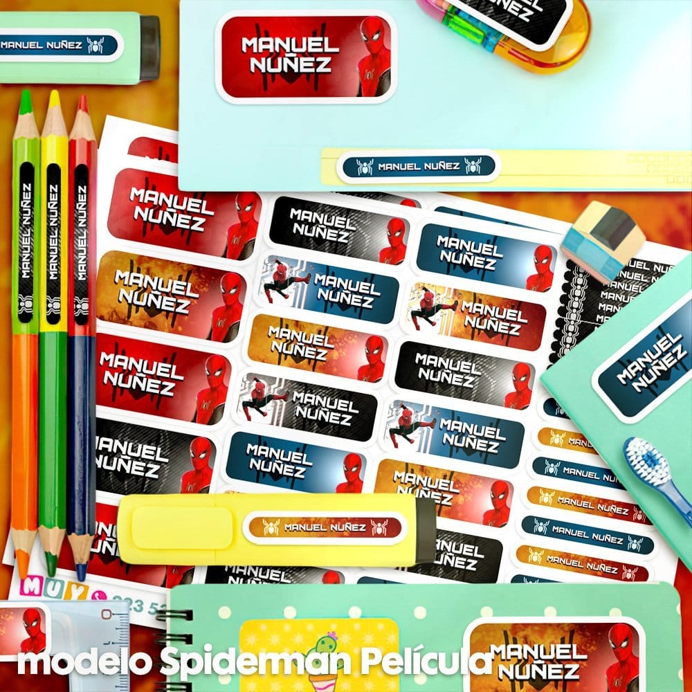 Etiquetas Escolares - Spiderman Pelicula